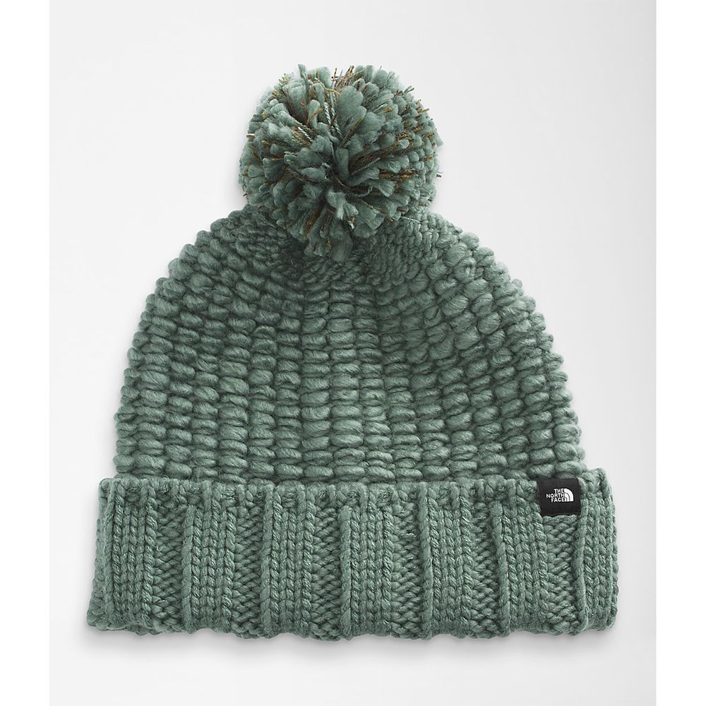 The North Face Beanies Womens Australia - The North Face Cozy Chunky Green Hiking (EPB-127596)